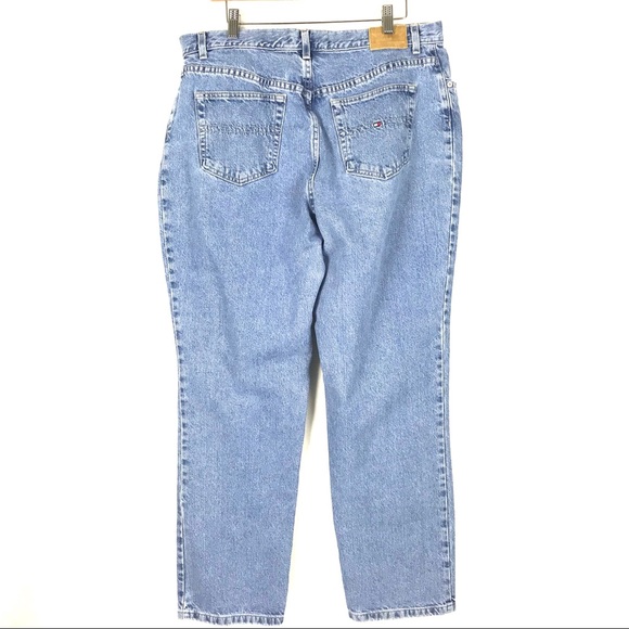 Tommy Hilfiger High Rise Tapered Jeans 16 Women - Picture 5 of 8